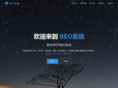 SEO站群单页系统免授权版-单页站群排名程序