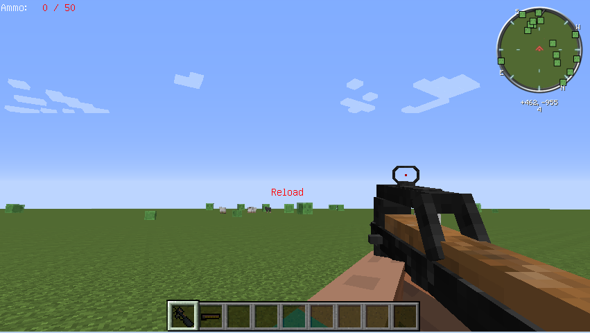 [1.7.10]我的世界3D枪械MOD  第2张
