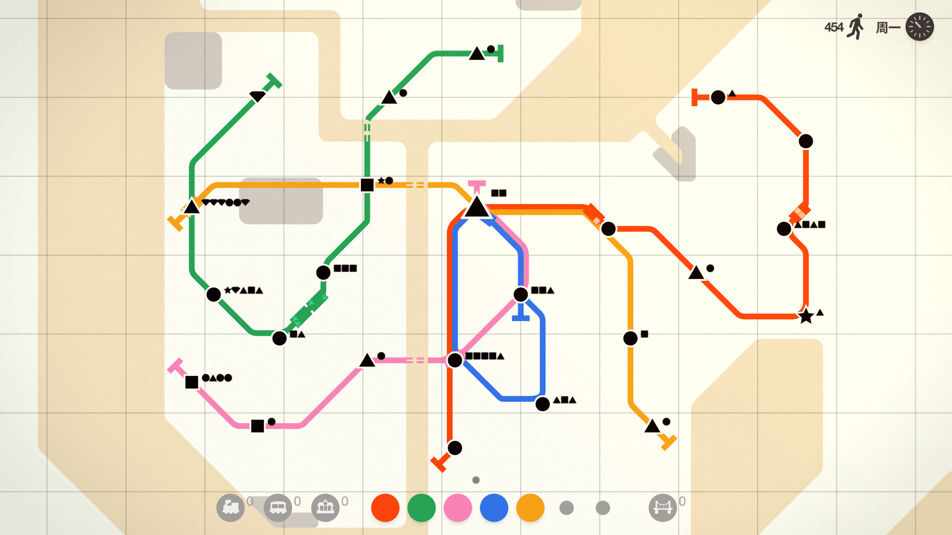 迷你地铁/迷你都市/模拟地铁/Mini Metro 第2张 迷你地铁/迷你都市/模拟地铁/Mini Metro 第2张