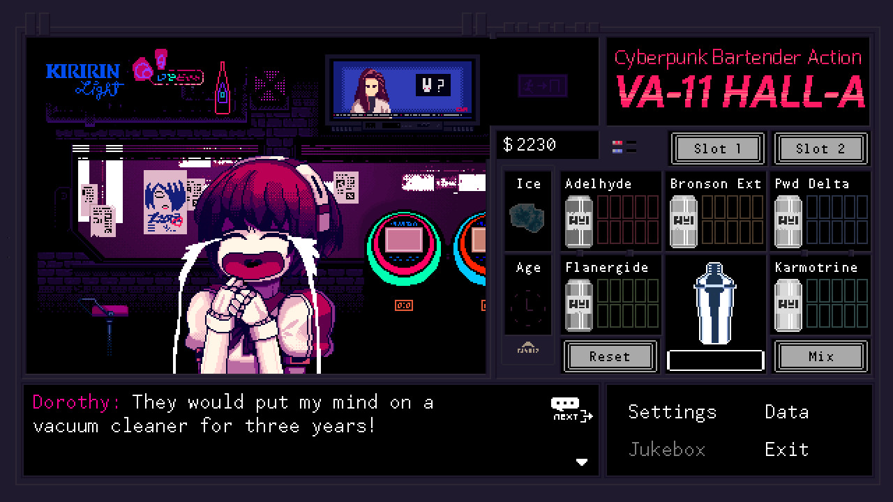 VA-11 HALL-A：赛博朋克酒保行动/VA-11 Hall-A: Cyberpunk Bartender Action  第2张